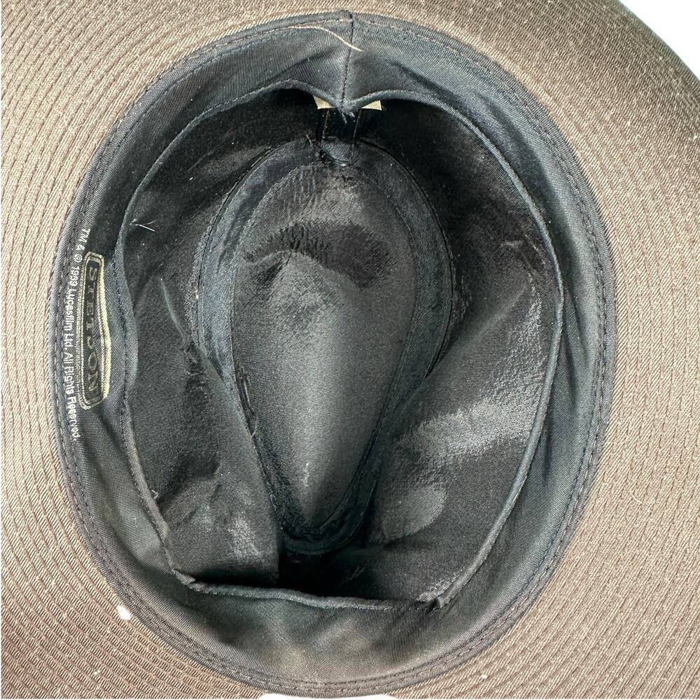 Vintage Stetson Indiana Jones Hat 1989 Size Medium 7-7 1/8 Movie Memorabilia - Picture 16 of 16